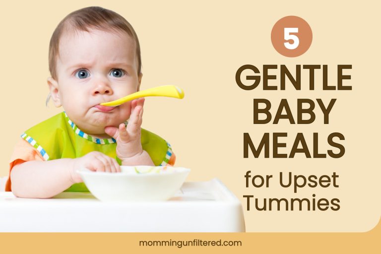 5 Gentle Baby Meals I Make When My Baby’s Stomach Is Upset